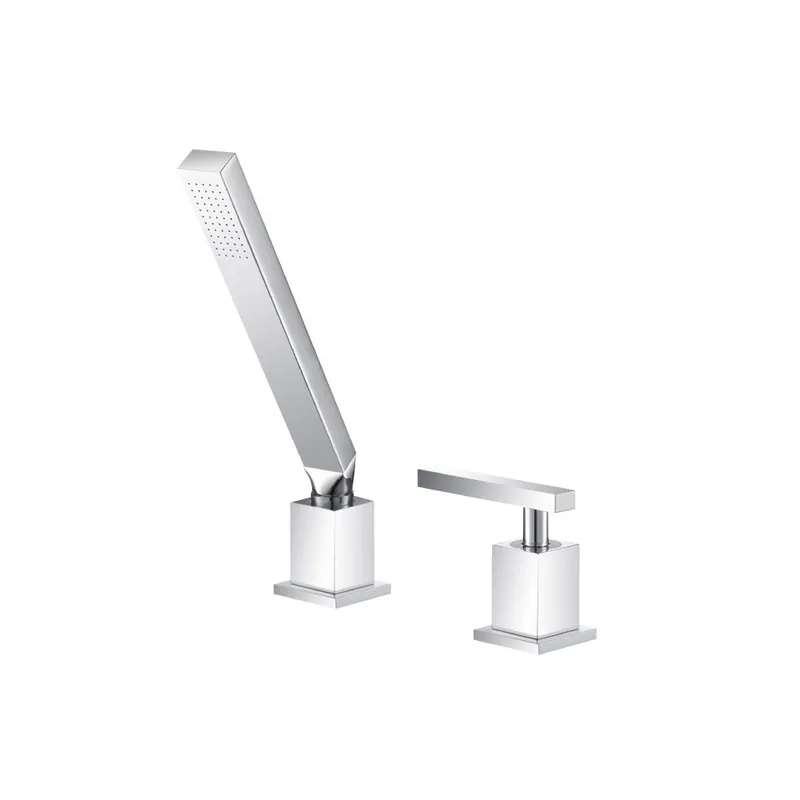 Flusso Faucets Serie 150 Deck Diverter With Holder and Hose in Chrome Buy Today