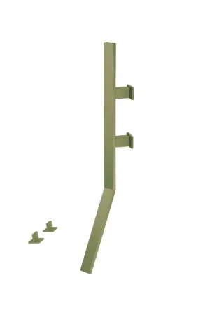 Worldwide Shipping Flusso Faucets Infinity Wall Mount Faucet With Deck Handles in Army Green