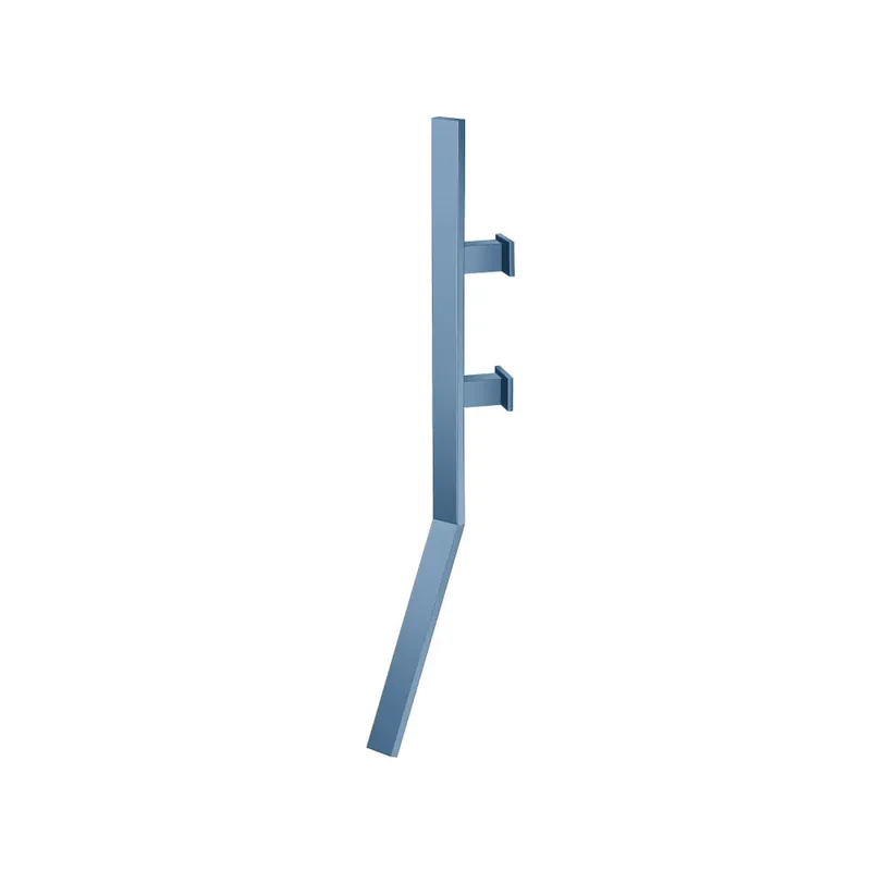 Flusso Faucets Infinity Wall Mount Faucet Spout in Blue Platinum Mega Sale