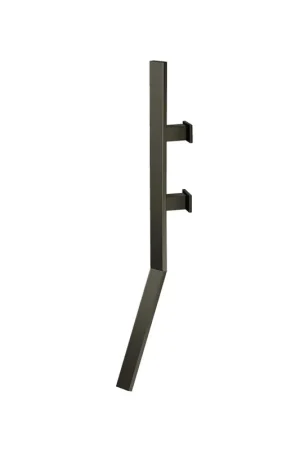 Authentic Flusso Faucets Infinity Wall Mount Faucet Spout in Gun Metal Grey
