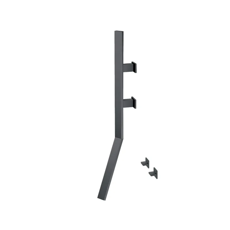 Low Price Flusso Faucets Infinity Wall Mount Faucet With Handles in Rock Grey