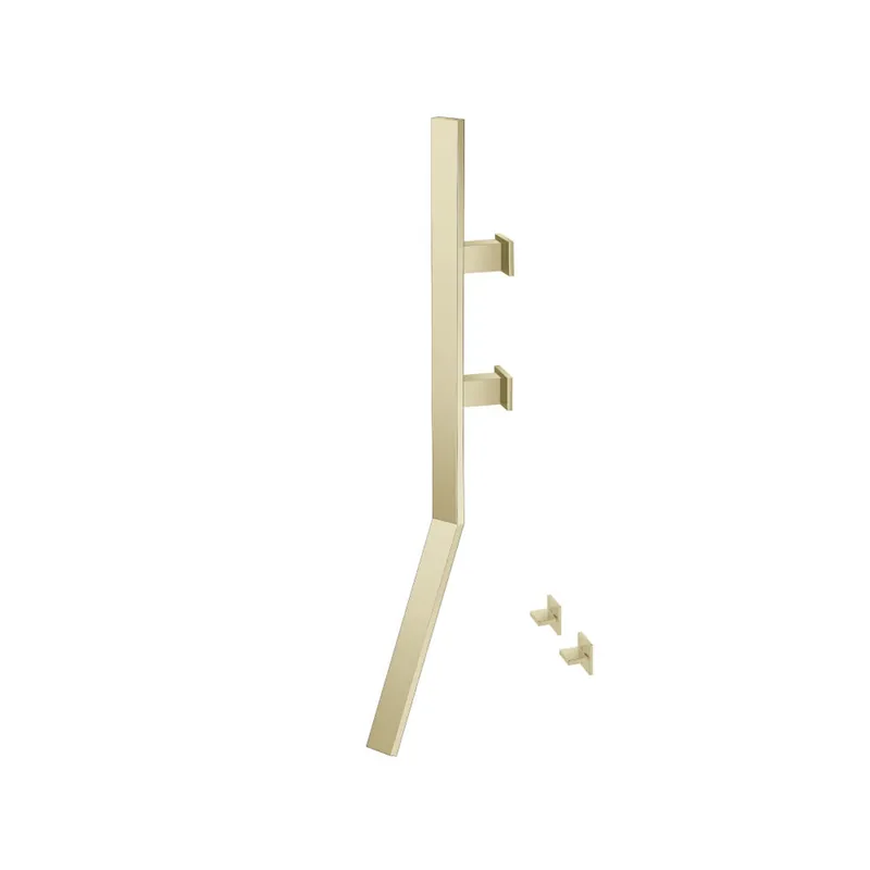 Flusso Faucets Infinity Wall Mount Faucet With Handles in Light Tan Hot Picks