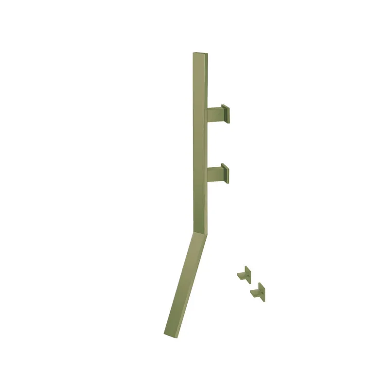 Place Order Flusso Faucets Infinity Wall Mount Faucet With Handles in Army Green