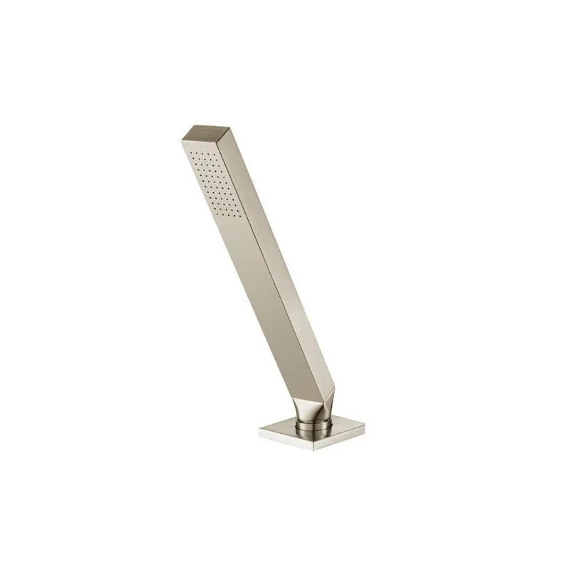 Grab Now Flusso Faucets Universal Fixtures Deck Mount Hand Held Holder With Hose in Brushed Nickel (HS1280BN)