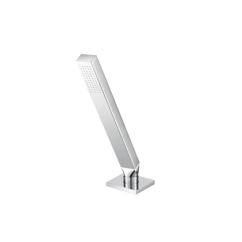 Flusso Faucets Universal Fixtures Deck Mount Hand Held Holder With Hose in Chrome (HS1280CP) Reduced Price