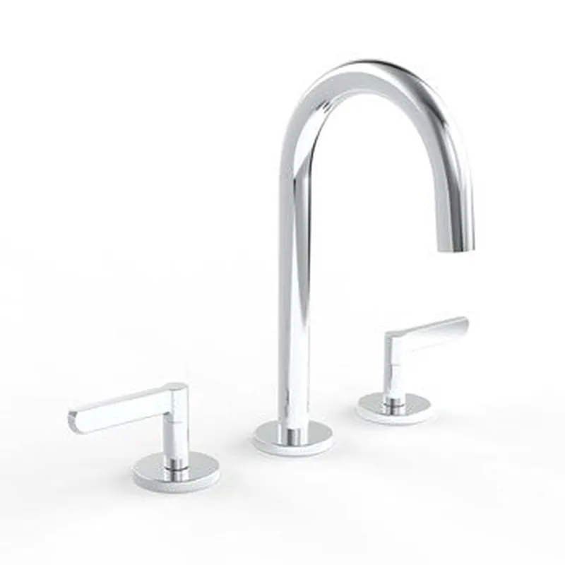 Speakman Lucid 1.2 GPM Lever Handles High Arc Spout Polished Chrome Widespread Faucet Exclusive
