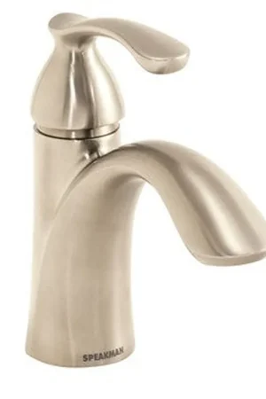 Cheap Speakman Chelsea 1.2 GPM Brushed Nickel Single Hole Faucet