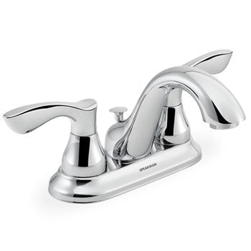 Speakman Chelsea 1.2 GPM Polished Chrome Lever Handles Centerset Faucet Luxury