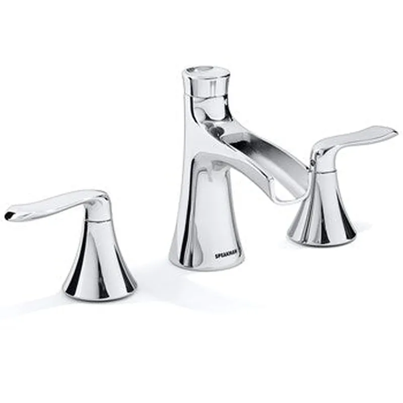 Markdown Speakman Caspian 1.2 GPM Polished Chrome Two Sculpted Lever Handles Widespread Faucet