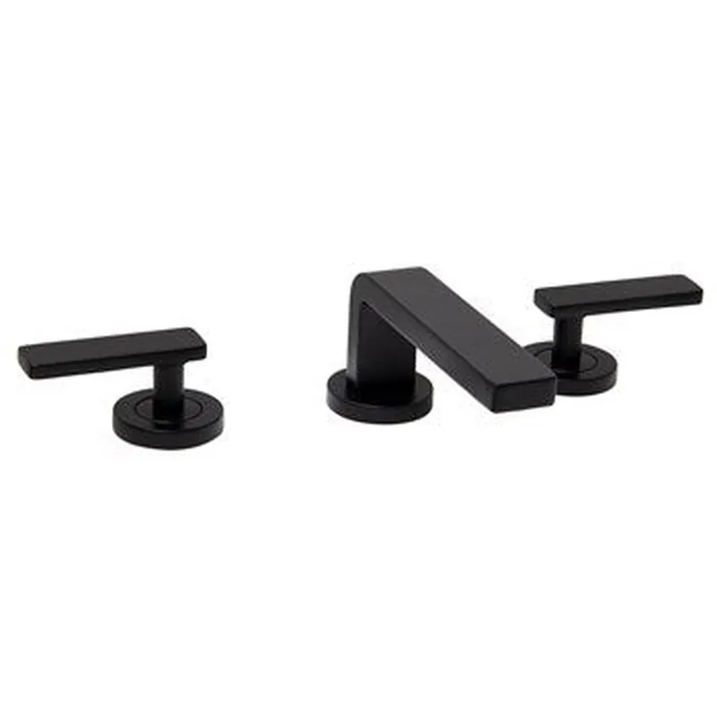 Free Delivery Speakman Vector 1.2 GPM Lever Handles Matte Black Widespread Faucet