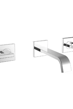 Fast Shipping Speakman Lura 1.2 GPM Lever Handles Polished Chrome Wall-Mounted Faucet