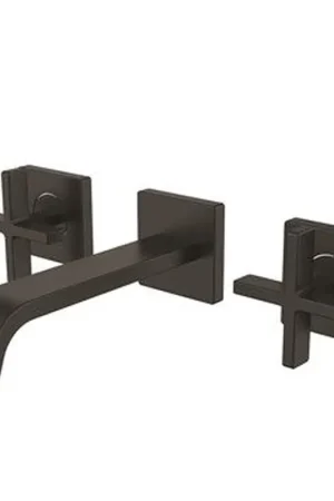 Place Order Speakman Lura 1.2 GPM Cross Handles Matte Black Wall-Mounted Faucet