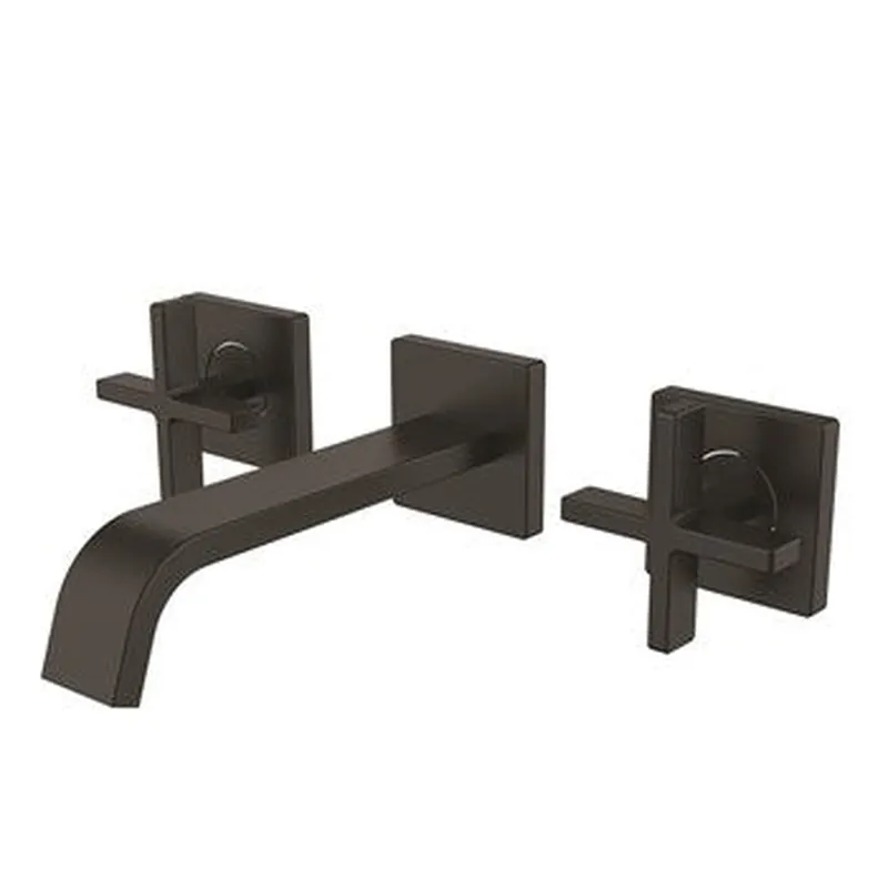 Place Order Speakman Lura 1.2 GPM Cross Handles Matte Black Wall-Mounted Faucet