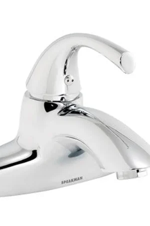 Modern Speakman Polished Chrome 1.5 GPM Single Lever Faucet With 0.5 GPM Boca Aerator
