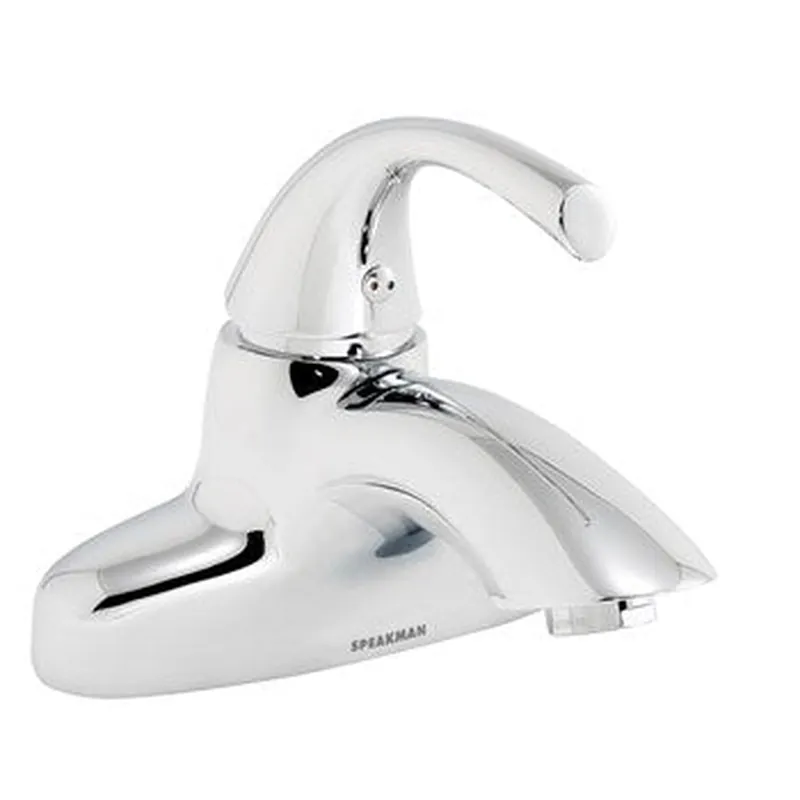 Modern Speakman Polished Chrome 1.5 GPM Single Lever Faucet With 0.5 GPM Boca Aerator