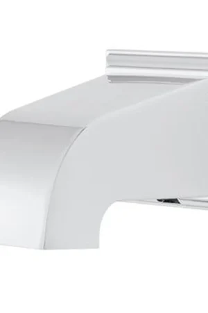 Modern Speakman Rainier 6" Polished Chrome Non-Diverter Tub Spout
