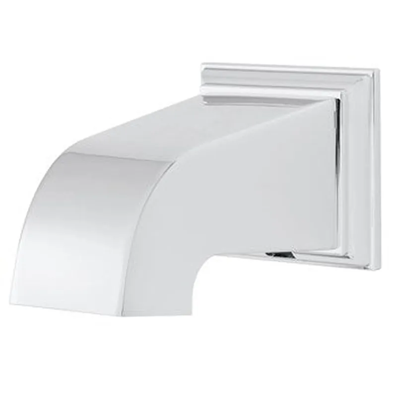 Modern Speakman Rainier 6" Polished Chrome Non-Diverter Tub Spout