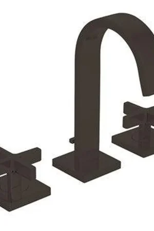 Mega Sale Speakman Lura 1.25 GPM Cross Handles Matte Black Widespread Faucet