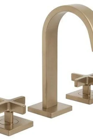Genuine Speakman Lura 1.25 GPM Cross Handles Brushed Bronze Widespread Faucet