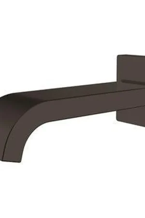 Fresh Stock Speakman Lura Matte Black Wall Mounted Tub Spout