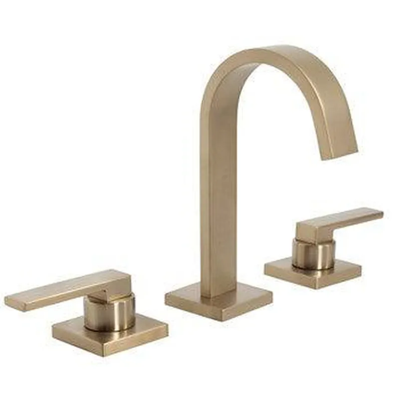 Today Only Speakman Lura 1.2 GPM Platform Lever Handle Brushed Bronze Widespread Faucet