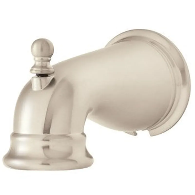 Limited Edition Speakman Alexandria Brushed Nickel Solid Metal Tub Spout With Diverter