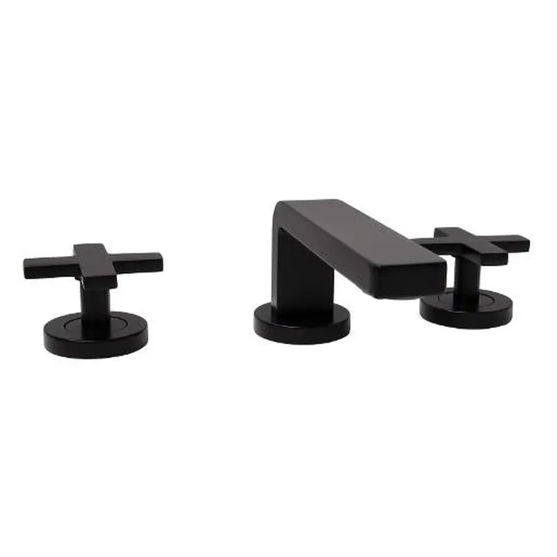 Bulk Order Speakman Vector 1.2 GPM Double Cross Handle Matte Black Widespread Faucet