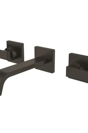 Direct From Manufacturer Speakman Lura 1.2 GPM Platform Lever Handles Matte Black Wall Mounted Faucet