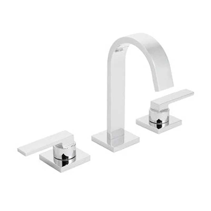 Speakman Lura 1.2 GPM Platform Lever Handles Polished Chrome Widespread Faucet Must Have