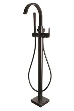 Final Sale Speakman Lura 6.0 GPM Platform Lever Handle Freestanding Roman Matte Black Tub Faucet