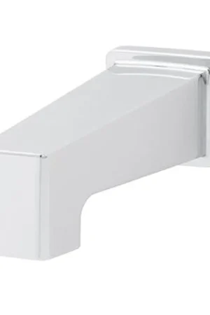 Direct From Manufacturer Speakman Kubos 5" Non-Diverter Polished Chrome Tub Spout