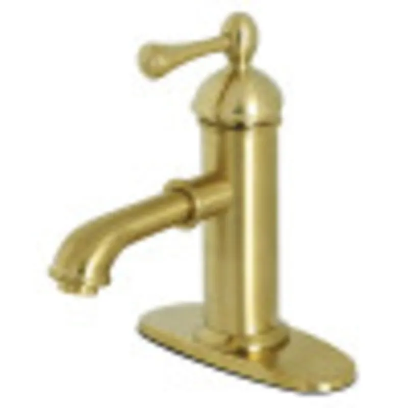 Kingston Brass KS7417BL Paris Single Lever Handle Bathroom Faucet, Brushed Brass Wholesale