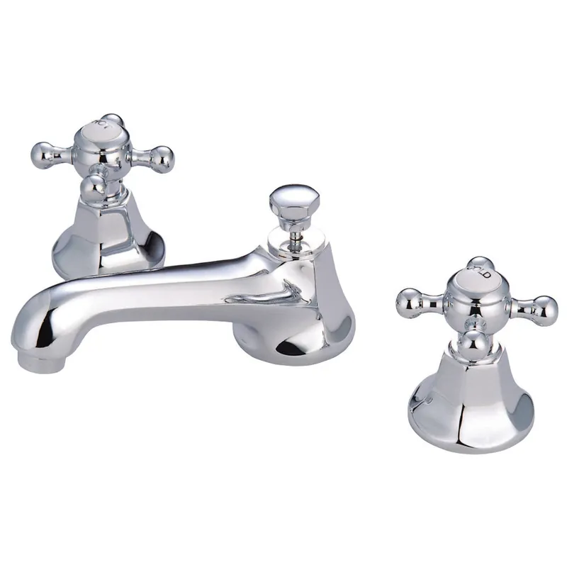 Direct From Factory Kingston Brass KS4461BX 8 in. Widespread Bathroom Faucet, Polished Chrome