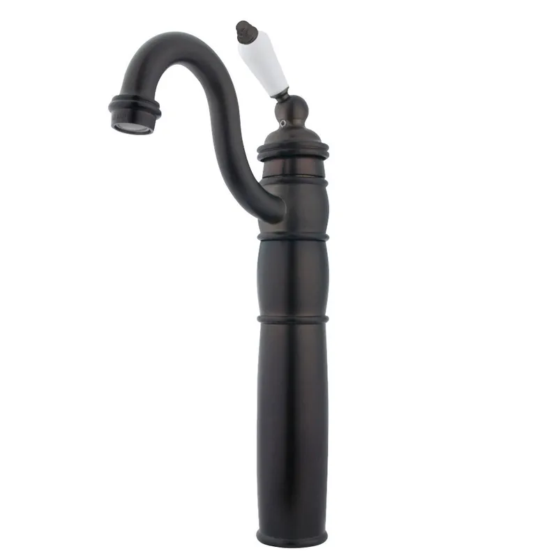 Kingston Brass KB1425PL Vessel Sink Faucet, Oil Rubbed Bronze Instant Buy