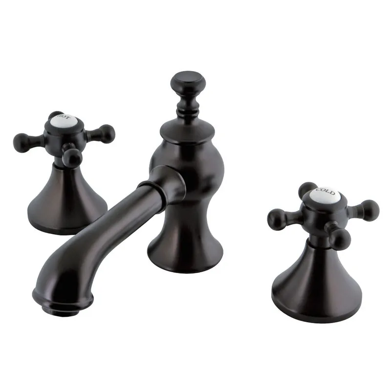 Kingston Brass KC7065BX 8 in. Widespread Bathroom Faucet, Oil Rubbed Bronze Sale