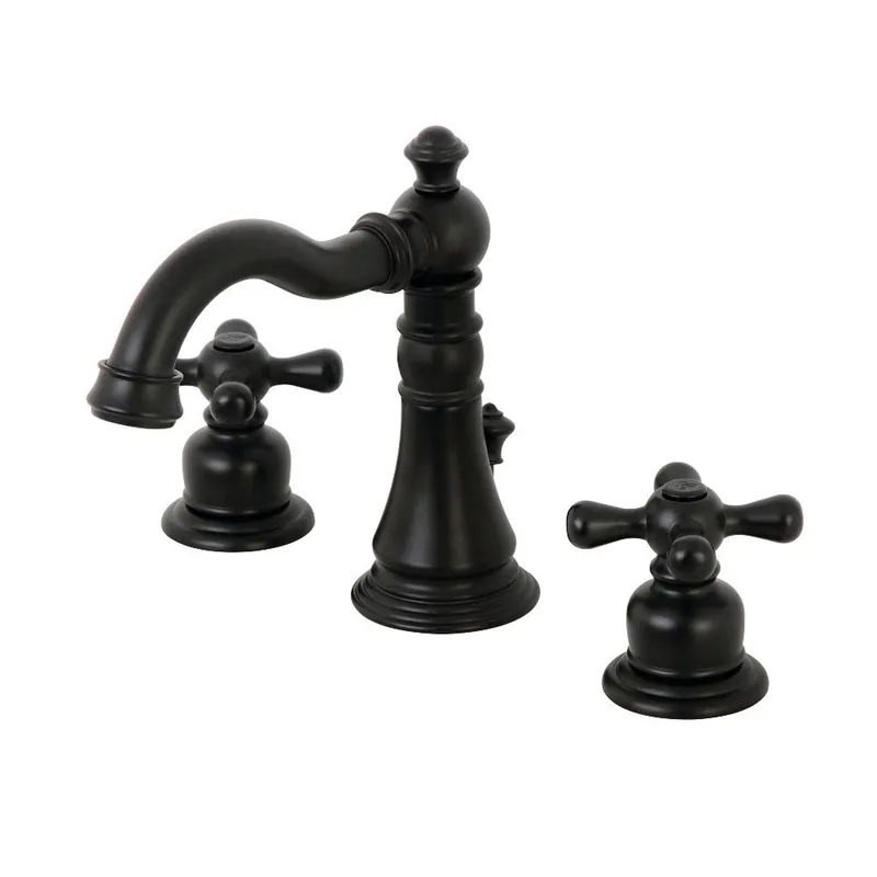 Mega Sale Fauceture FSC1970AX American Classic Widespread Bathroom Faucet, Matte Black