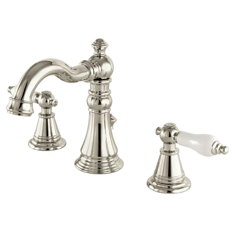 Fauceture FSC1979PL English Classic Widespread Bathroom Faucet, Polished Nickel Clearance