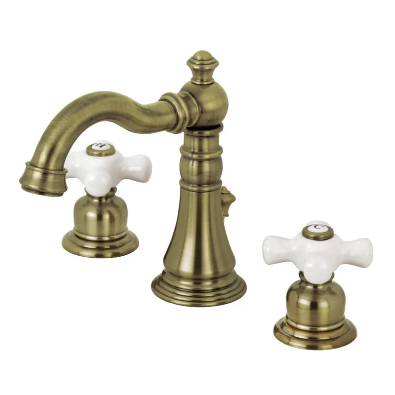 Direct From Factory Fauceture FSC19733PX American Classic Widespread Bathroom Faucet, Antique Brass
