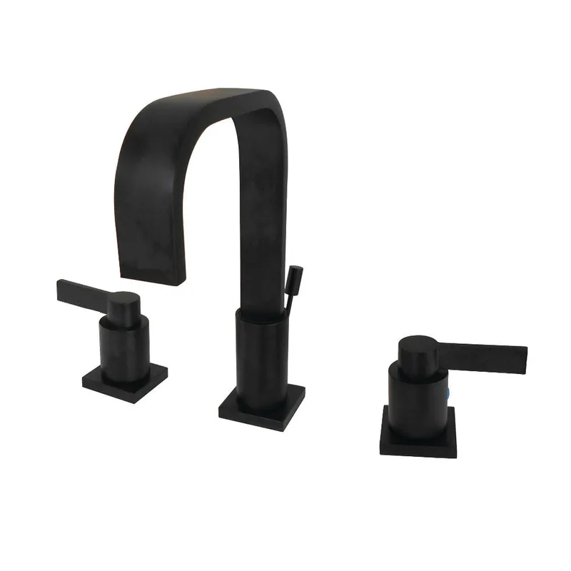 Direct From Factory Fauceture FSC8960NDL NuvoFusion Widespread Bathroom Faucet, Matte Black