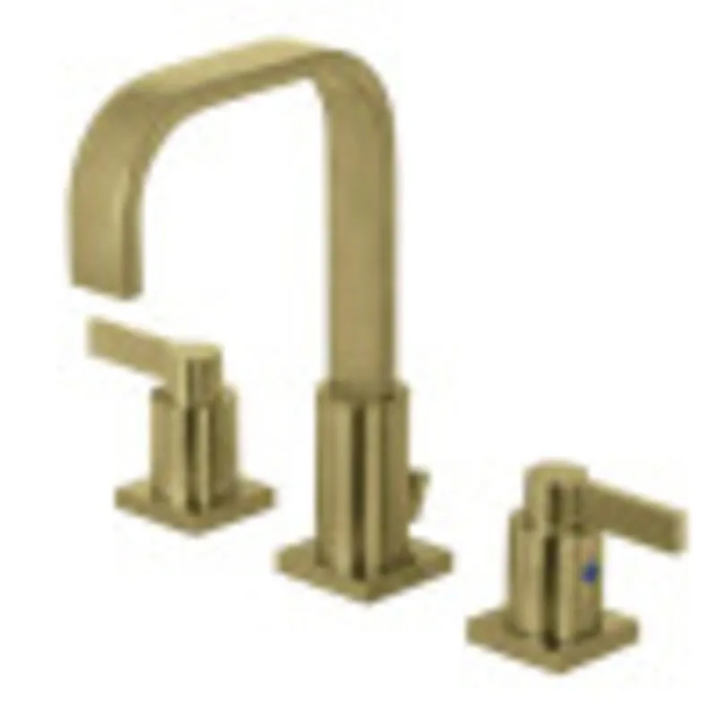 Fauceture FSC8963NDL NuvoFusion Widespread Bathroom Faucet, Brushed Brass Direct From Manufacturer