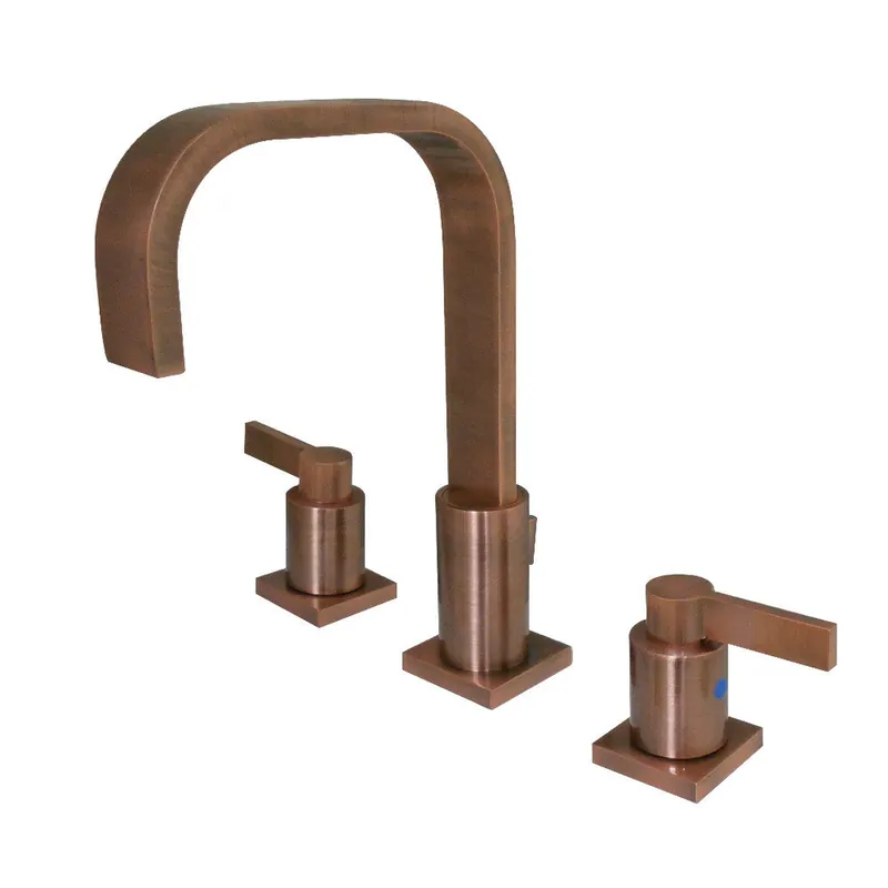 Fauceture FSC896NDLAC NuvoFusion Widespread Bathroom Faucet, Antique Copper Special Discount