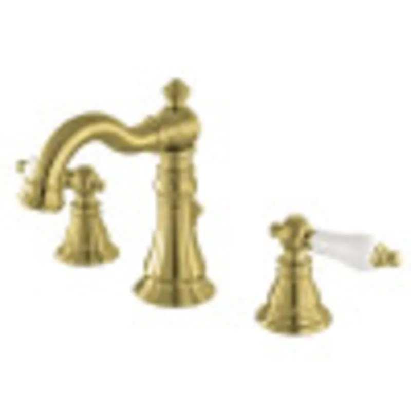 Mega Sale Fauceture FSC1973APL American Patriot Widespread Bathroom Faucet, Brushed Brass