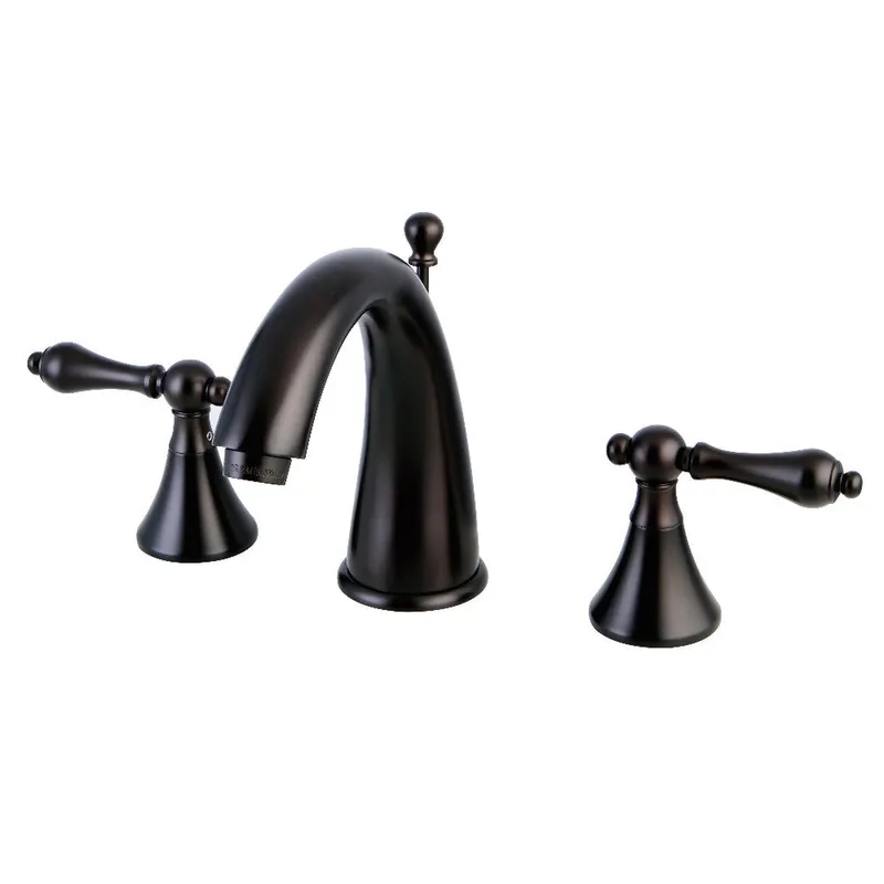 Kingston Brass KS2975AL 8 in. Widespread Bathroom Faucet, Oil Rubbed Bronze Must Have