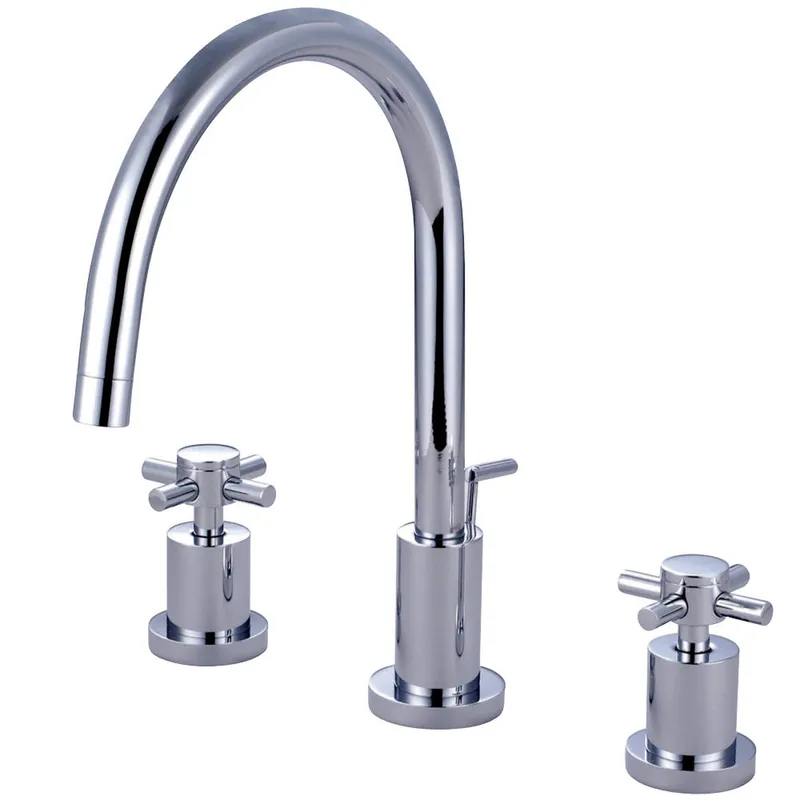 Kingston Brass KS8921DX 8 in. Widespread Bathroom Faucet, Polished Chrome Price Cut