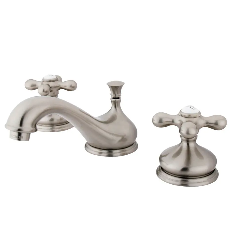 Kingston Brass KS1168AX 8 in. Widespread Bathroom Faucet, Brushed Nickel Bargain