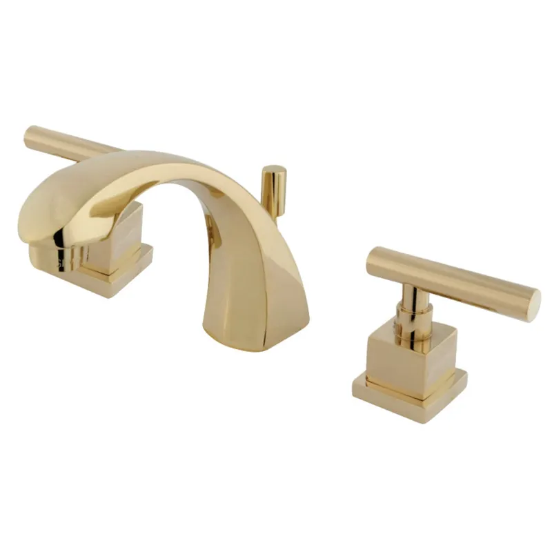 Order Now Kingston Brass KS4982CQL 8 in. Widespread Bathroom Faucet, Polished Brass