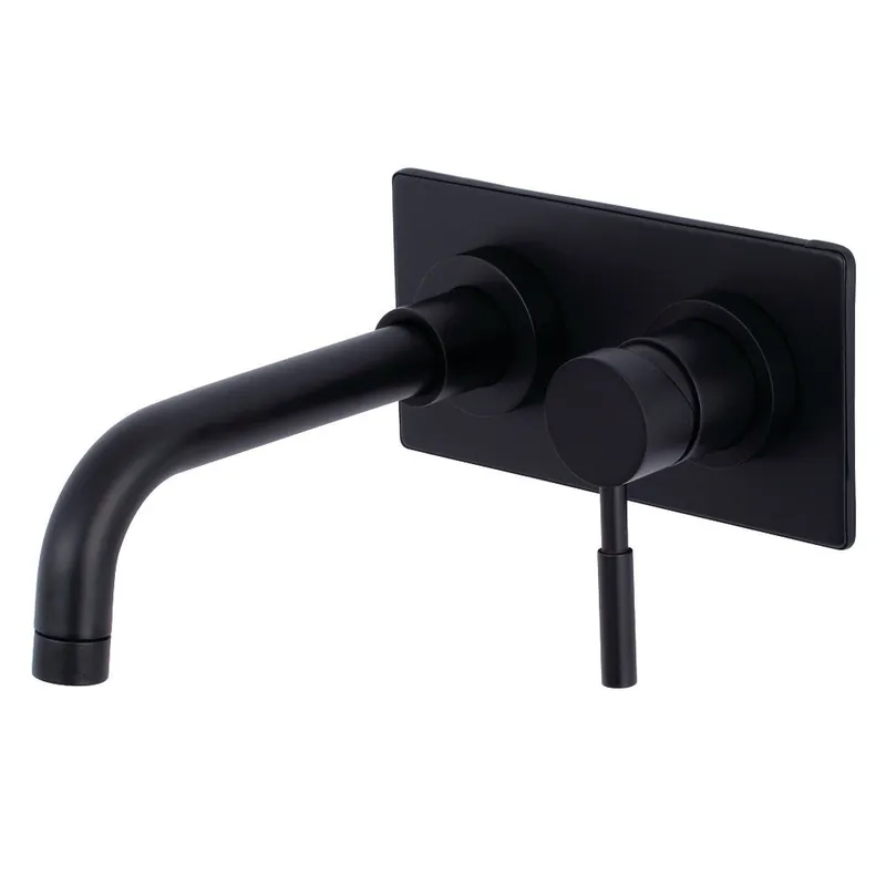 Price Drop Kingston Brass KS8110DL Single-Handle Wall Mount Bathroom Faucet, Matte Black