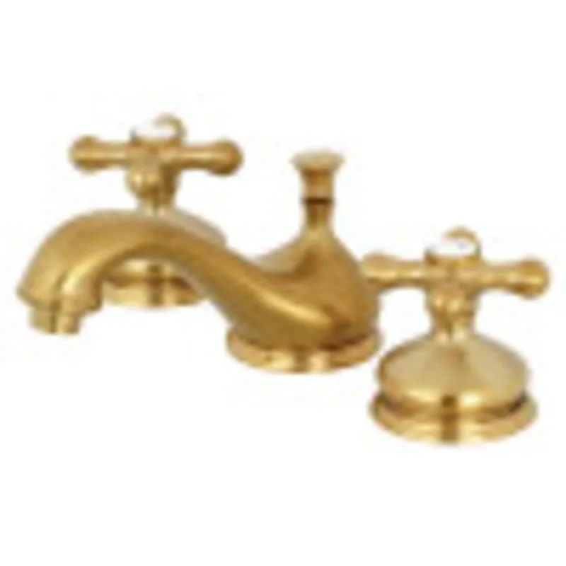Kingston Brass KS1167AX 8 in. Widespread Bathroom Faucet, Brushed Brass One Day Deal