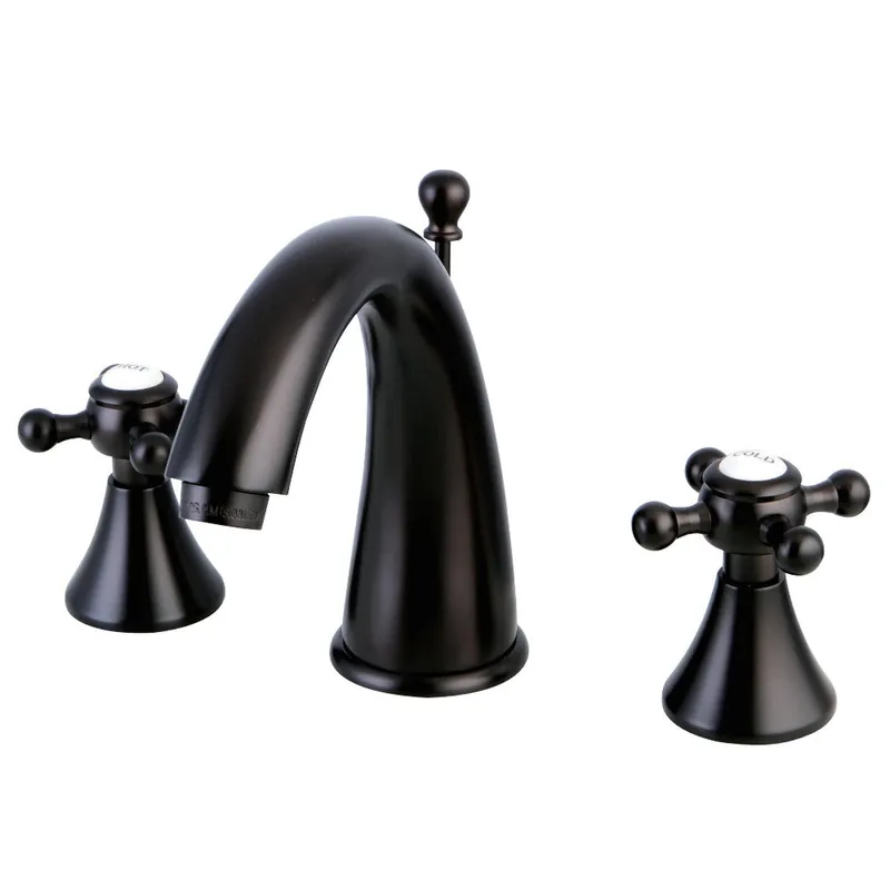 Fan Favorite Kingston Brass KS2975BX 8 in. Widespread Bathroom Faucet, Oil Rubbed Bronze
