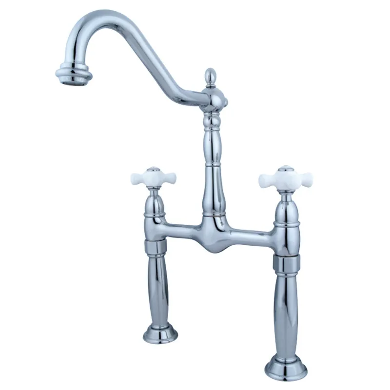 Price Drop Kingston Brass KS1071PX Vessel Sink Faucet, Polished Chrome